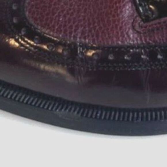 Bostonian Florentine Oxford Wingtip Brogue Dress Shoe Size 8.5 Made in Italy - Picture 3 of 13